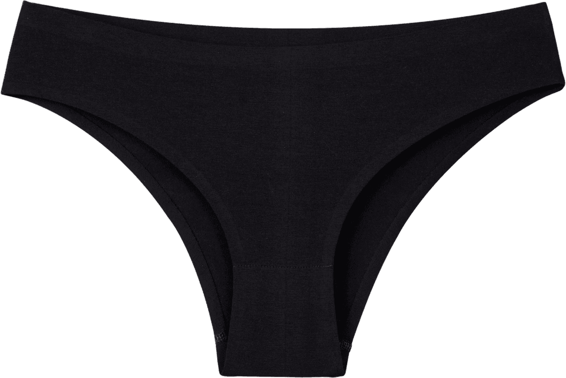 Fotoproducto del bikini de algodón 027 de Dlirio en negro